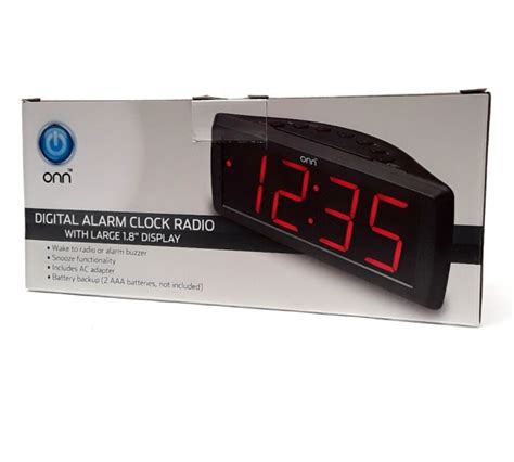Onn Digital Alarm Clock Radio Manual Ond19aaa10 Unique Alarm Clock