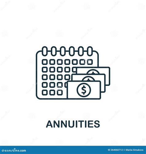 Annuities Icon Monochrome Simple Investments Icon For Templates Web