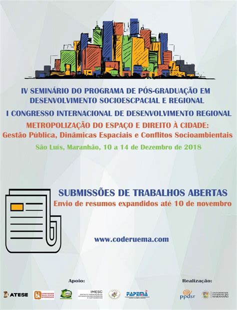 UEMA I Congresso Internacional De Desenvolvimento Regional E IV