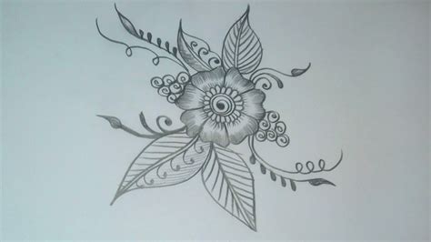 Beautiful Leaves Flower Designs Drawing Easy Leaf Drawing With Pencil Youtube