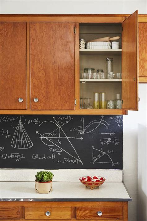 25 Popular Chalkboard Kitchen Backsplashes To Splash Of Creativity