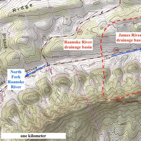 Modified Topographic Map Of An Area Overlapping The Figure 6 Southwest