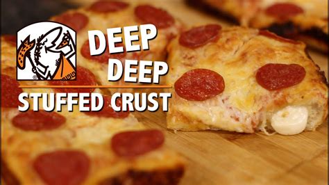 Deep Deep Dish Stuffed Crust Pizza Youtube