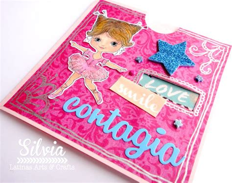 Silvia Scrap Tutorial En Latinas Arts Crafts Tarjeta Giratoria