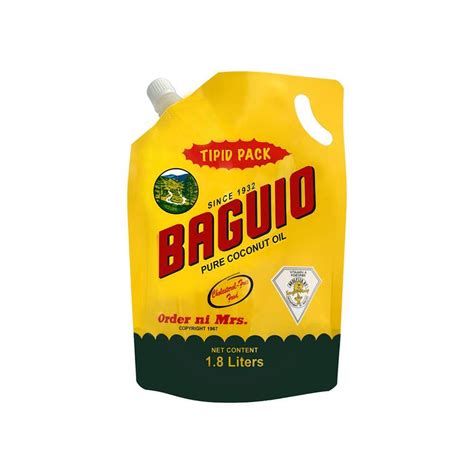 Baguio Pure Coconut Oil Pouch L Lazada Ph