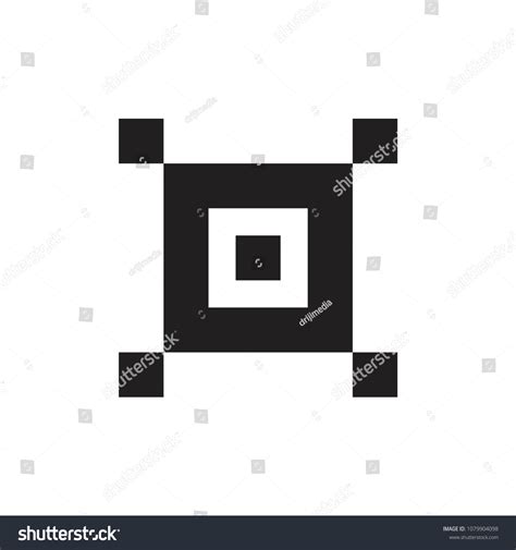 black square logo design vector stock vector royalty   shutterstock
