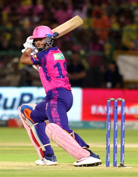 Jaipur Rajasthan Royals Yashasvi Jaiswal Plays A Shot