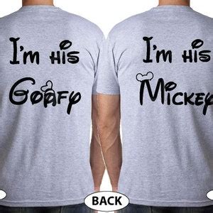 Lgbt Gay As Hell Kissing Mickey Mouse Matching Couple Shirts I M His Goofy I M His Mickey Homo
