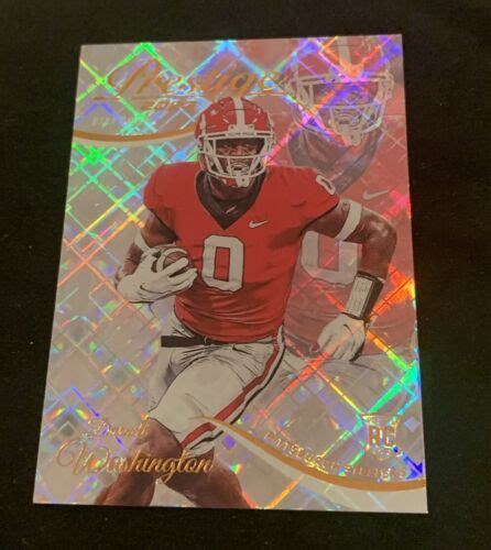 Panini Prestige Xtra Points Diamond Darnell Washington Rookie Rc