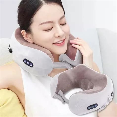 Masajeador Almohada Electrico Cuello Cervical Recargable Cuotas Sin