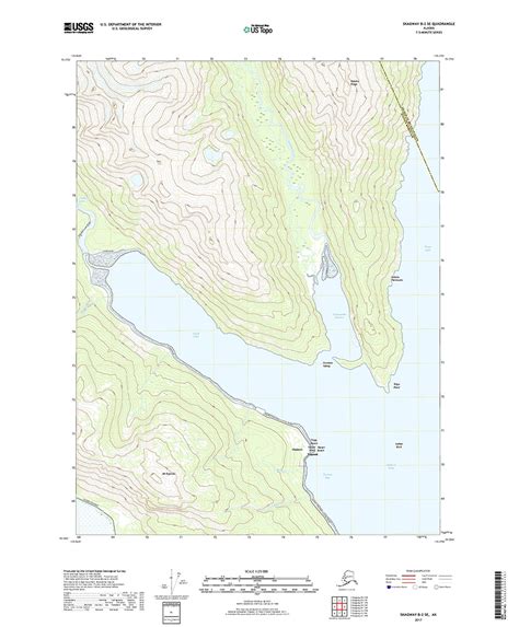 USGS Topo Map Skagway B 2 SE Southeast Alaska Topo Maps Alaska