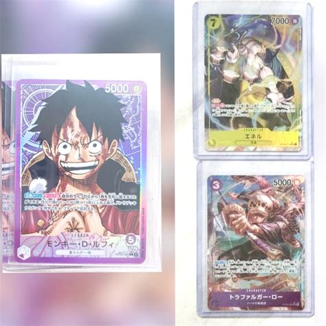 One Piece Card Game Tcg Op Op Hits Luffy Purple Leader Aa Law Aa