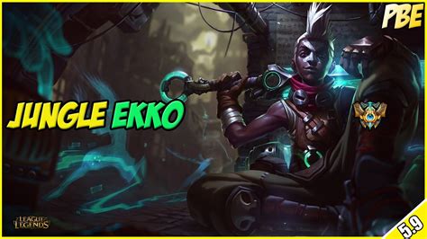 Ekko Jungle Guide Pbe Full Gameplay By A Challenger League Of