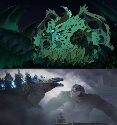 Godzilla And Kong Vs Belos By Mnstrfrc On Deviantart