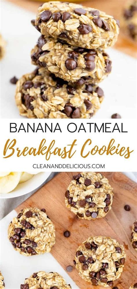 How To Make Yummy 3 Ingredient Banana Oatmeal Breakfast Cookies