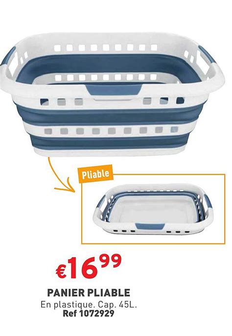 Promo Panier Pliable Chez Trafic ICatalogue Fr