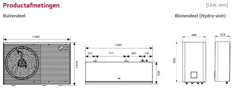 Lg Therma V R290 Monobloc Warmtepomp Control Box 230v 14kw