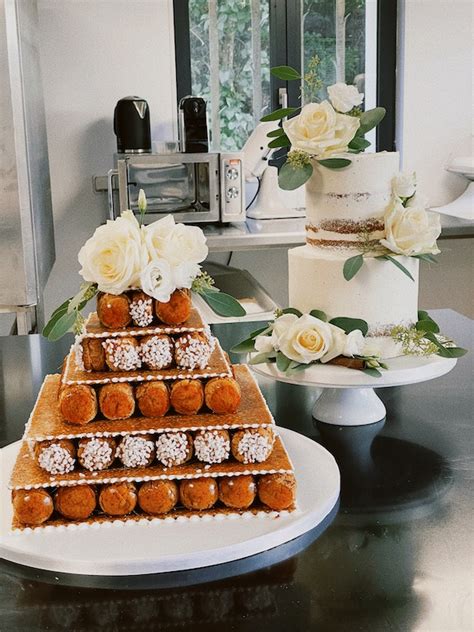 Naked Cake Croquembouche Patisserie Amarelle