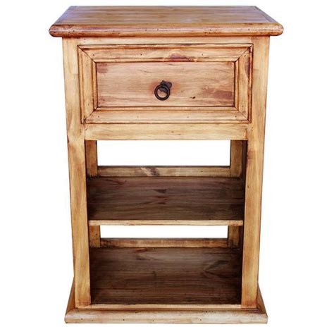 Rustic Pine Collection Oasis Nightstand Bur60