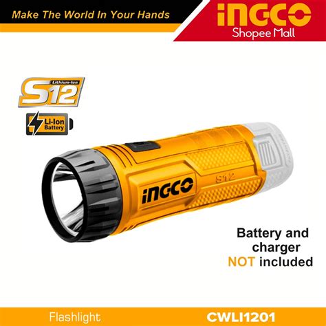 Ingco Cwli Fbli Fcli S Lithium Ion Flashlight With