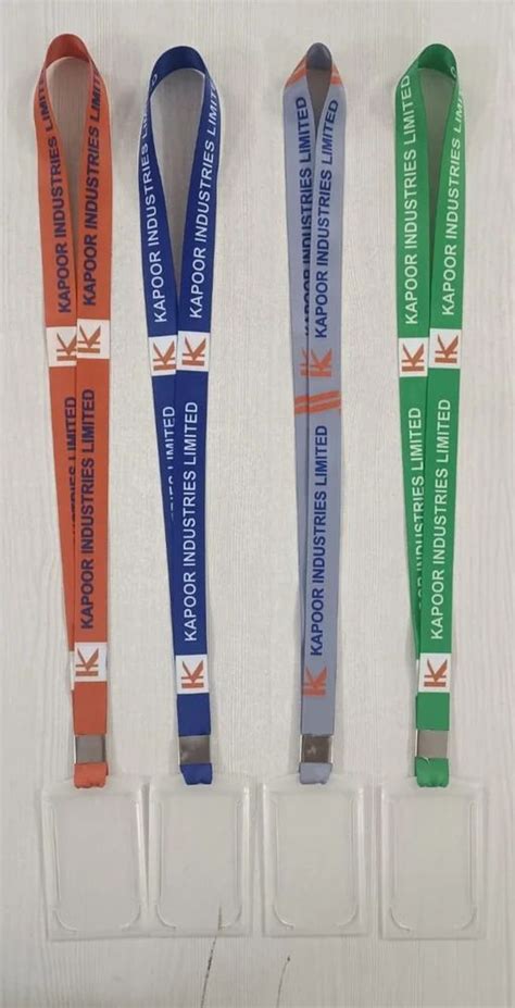 Satin Printed ID Card Lanyard Printing Service Service Location Pan