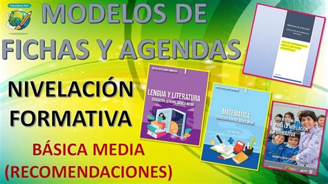 Modelos De Fichas Para La Nivelaci N Formativa Para B Sica Media