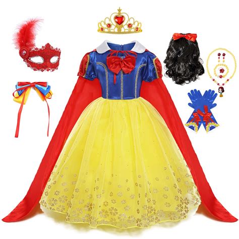 Vestido De Blancanieves Para Ni As Traje De Baile De Fiesta De Cumplea