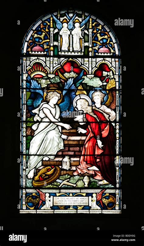 Stained Glass Window By A O Hemming The Three Maries At The Empty Tomb