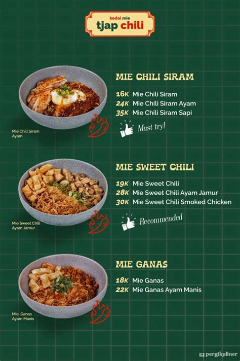 Selalu Diperbarui Menu Kedai Mie Tjap Chili Salemba