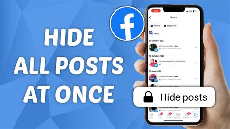 How To Hide All Posts At Once On Facebook Quick And Easy Guide Youtube