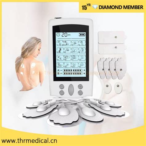 16 Modes Muscle Stimulator Electronic Pulse Massager Digital Therapy Machine Massager Ems Tens