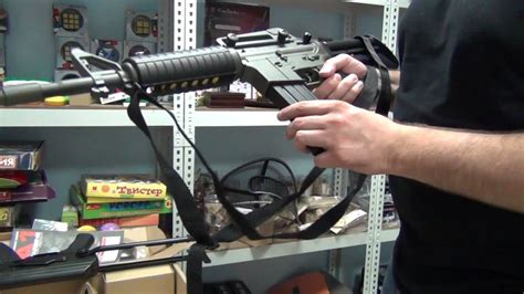 Карабин M4A1 (копия, стреляет пластиковыми шариками) - YouTube