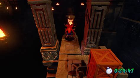 Crash Bandicoot N Sane Trilogy Temple Ruins Platinum Relic Youtube