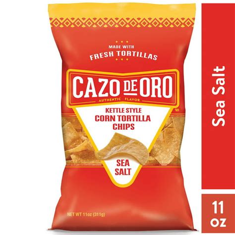 Cazo De Oro Original Kettle Style Corn Tortilla Chips 11 Oz Bag