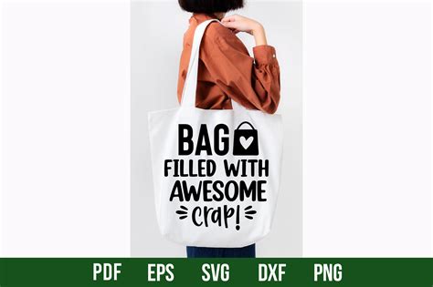 Bag Filled With Awesome Crap Graphic By Creativemim2001 Creative Fabrica