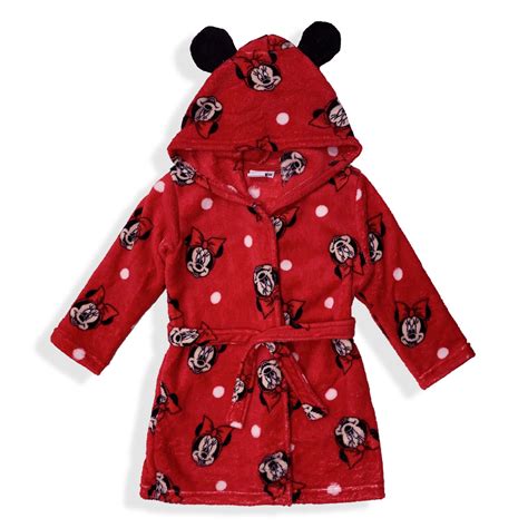 Vestaglia Bambina Disney Minnie Mouse In Pile Con Cappuccio 5929