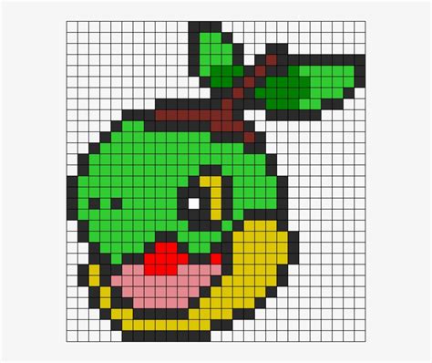 Turtwig Perler Bead Pattern Bead Sprite Pixel Jellyfish