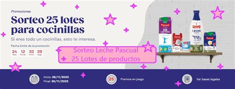 Sorteo Pascual De Lotes De Productos