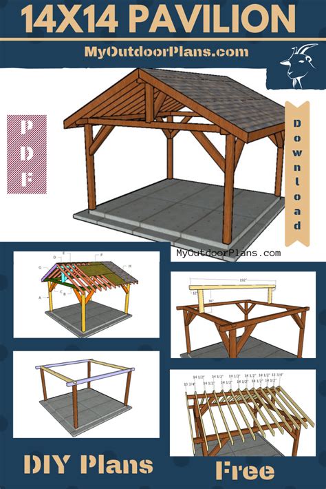 X Pavilion Plans Outdoor Pavilion Backyard Pavilion Pavilion Plans