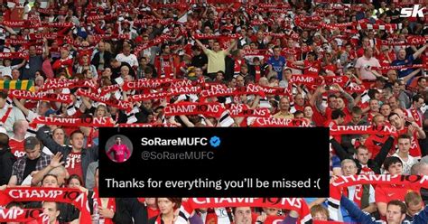 We Will Miss You Thanks For Everything Manchester United Fans