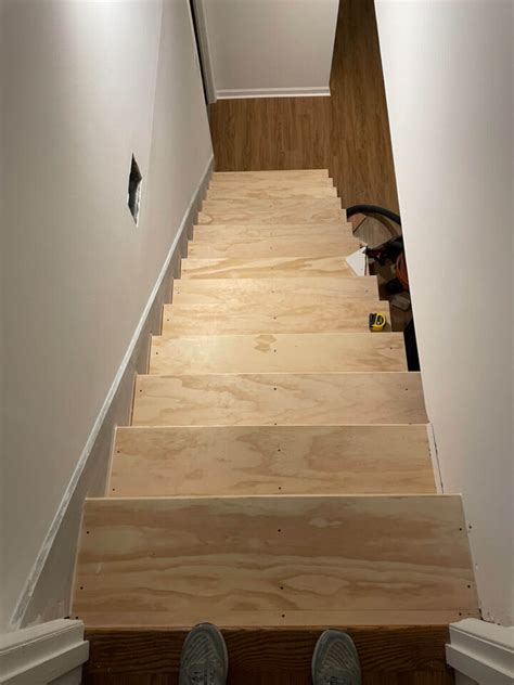 DIY Basement Stair Remodel And How To Install An Indoor Outdoor Carpet