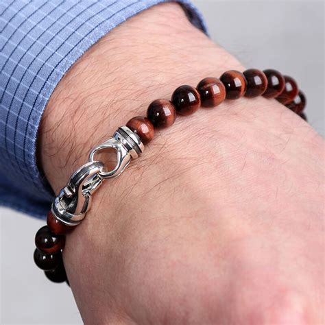 Mens Tigers Eye Bracelet