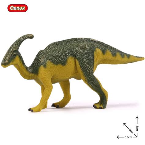 Oenux Jurassic Herbivorous Dinosaurs Parasaurolophus Dinossauro Action Figure Herbivorous ...