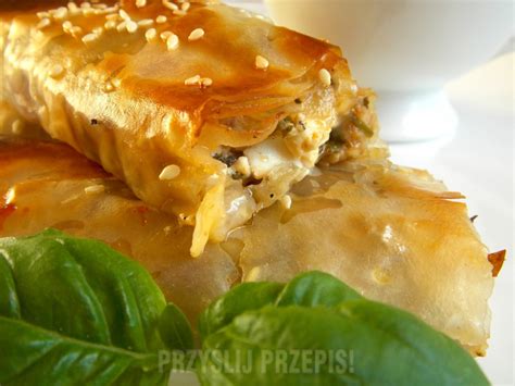 Ciasto Filo Z Grzybami Papryk I Serem Feta Przepis Przyslijprzepis Pl