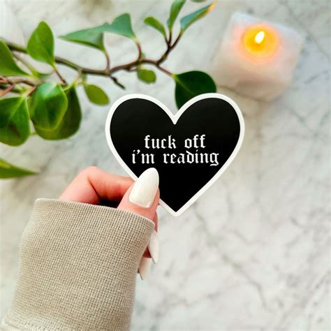 Fuck Off I M Reading Sticker Bookish Sticker Kindle Sticker Smut Reader Book Lover Sticker