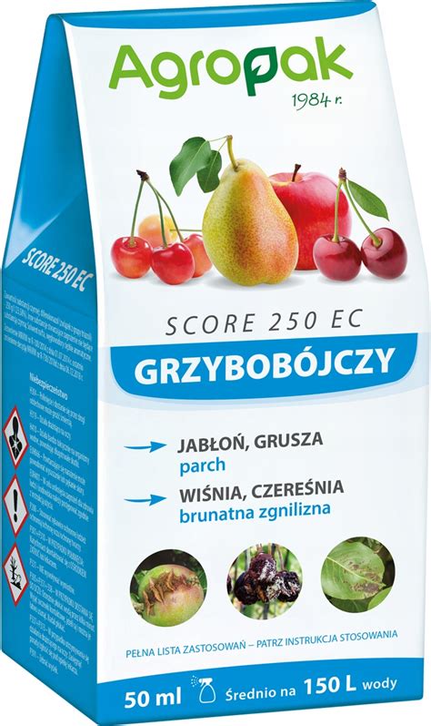 Score Ec Ml Grzybob Jczy Parch Brunatna Zgnilizna Jab O Grusza