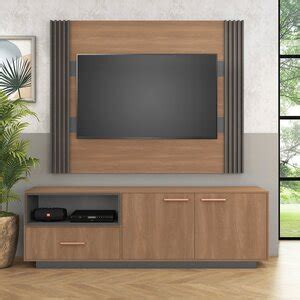 Home Theather Santa Fé 200cm Rack 2 Portas 1 Gaveta E Painel Para Tv 60