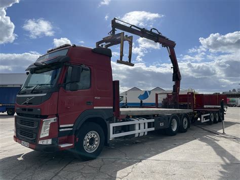 Volvo Fm Euro X Drawbar Outfit Brick Crane Yb Fod