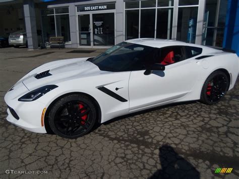 2017 Arctic White Chevrolet Corvette Stingray Coupe 118694644 Photo 2