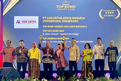 Pt Lkm Akr Kabupaten Tangerang Raih Top Bumd Awards